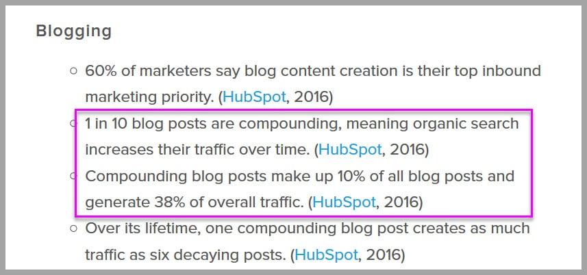 Promoted content builds backlinks
